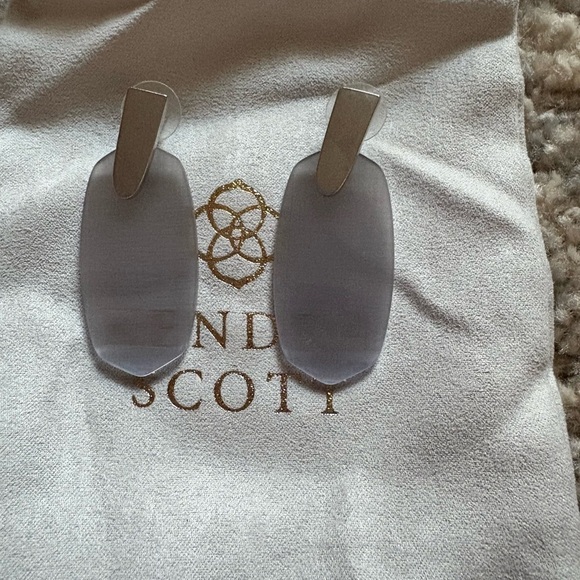 Kendra Scott Jewelry - Kendra Scott Silver and Gray Earrings